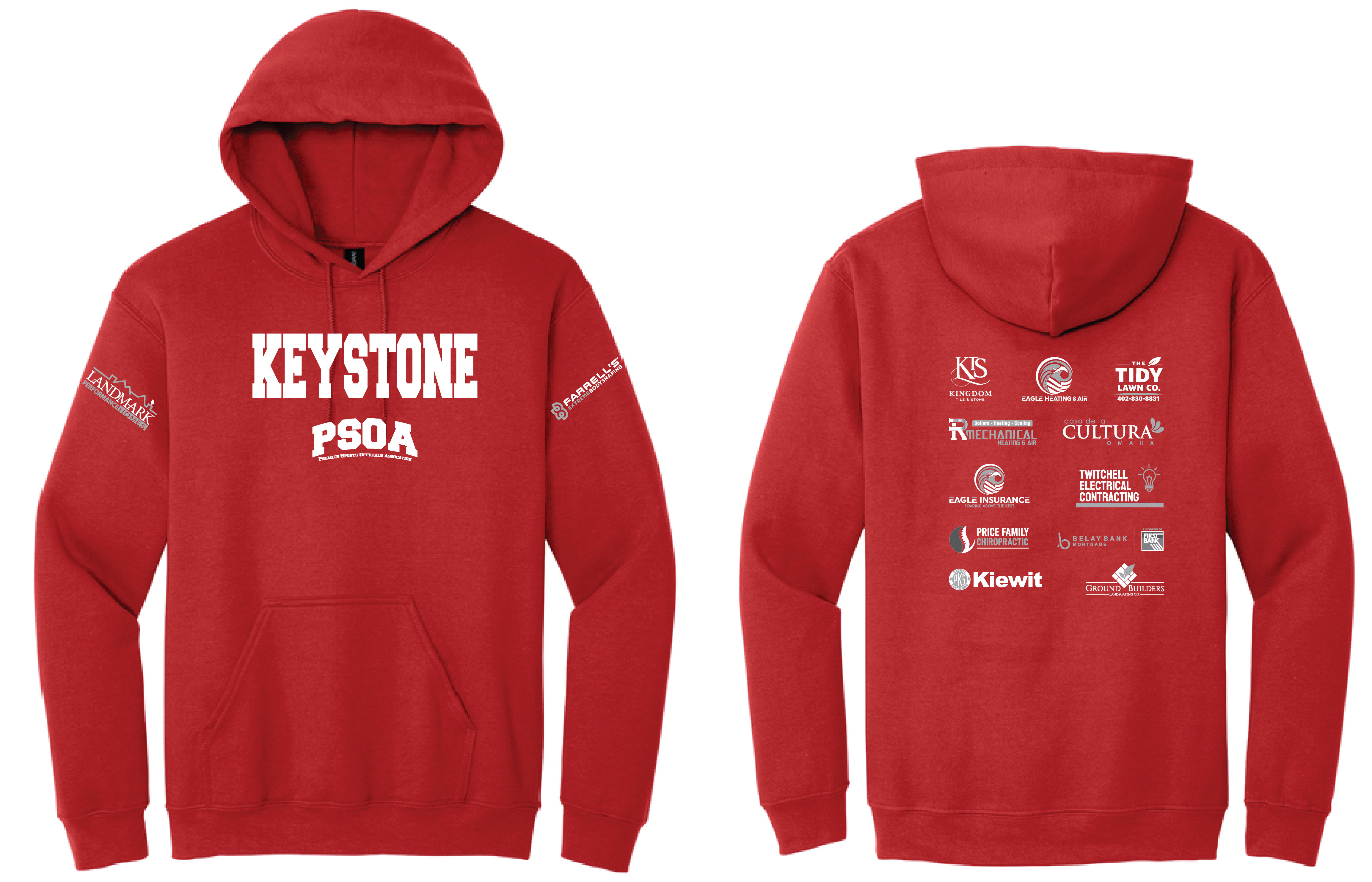 Youth Gildan Hooded Sweatshirt - 18500B