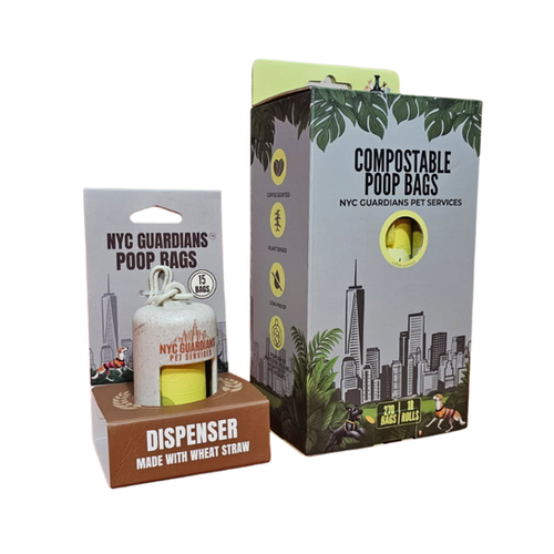 Dog Poop Bags Coffee Scented Kit | NYC Guardians