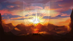 Golden Sunset Mask cc