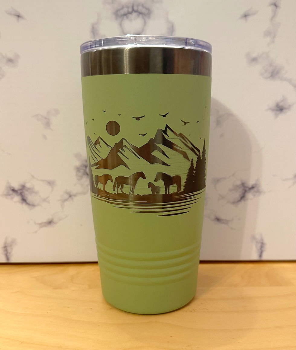Thumbnail: Custom Engraved Tumbler