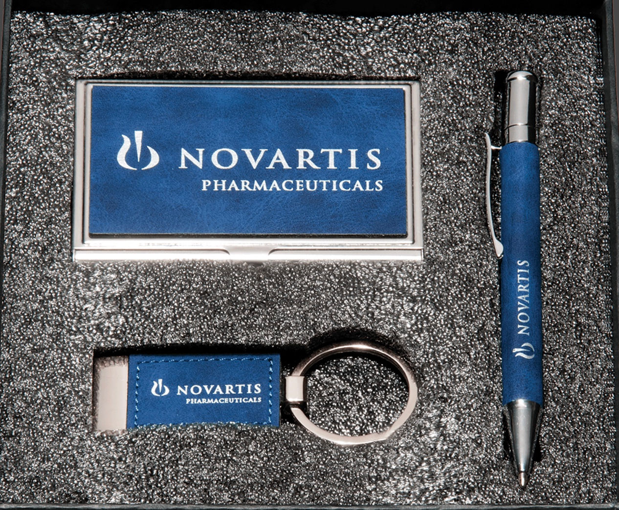 branded business card case