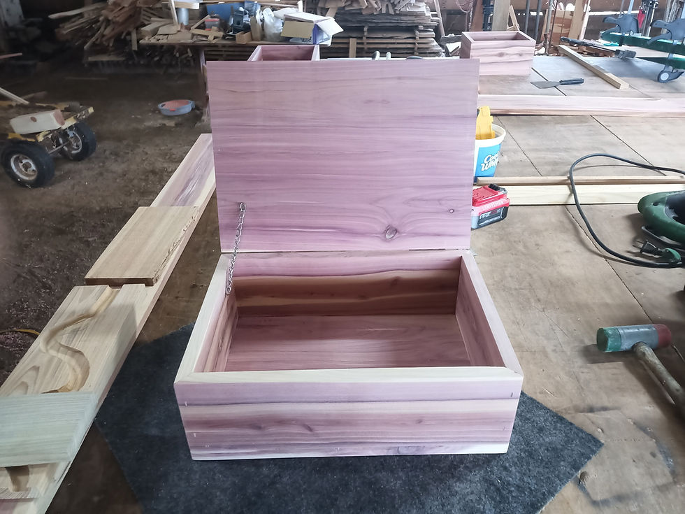 Thumbnail: The Citadel: Handcrafted Aromatic Cedar Keepsake Boxes
