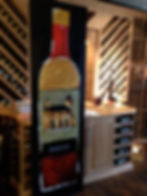 Wine bottle painting