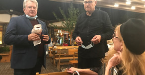 Festival Director NIKOLAI LAOUTIEV with Violonist MICHO DIMITROV at the opening