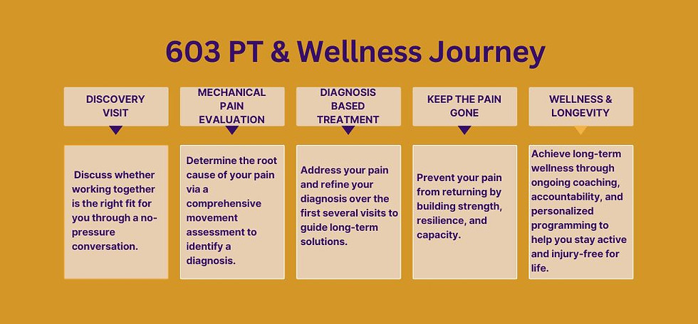 603 PT & Wellness Journey of Care