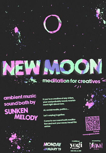 New Moon Meditation for Creatives - January 2026