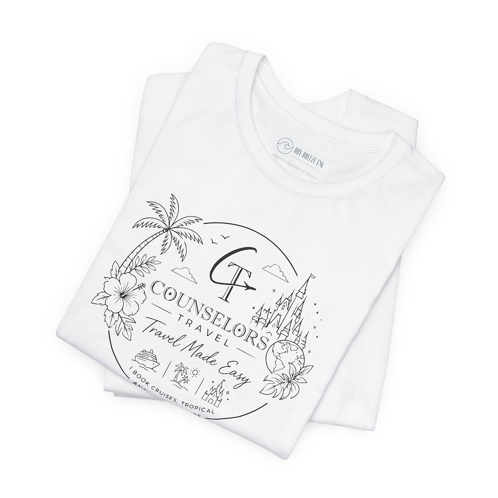 Thumbnail: Counselor Travel Line Art Bella Canvas Unisex Shirt