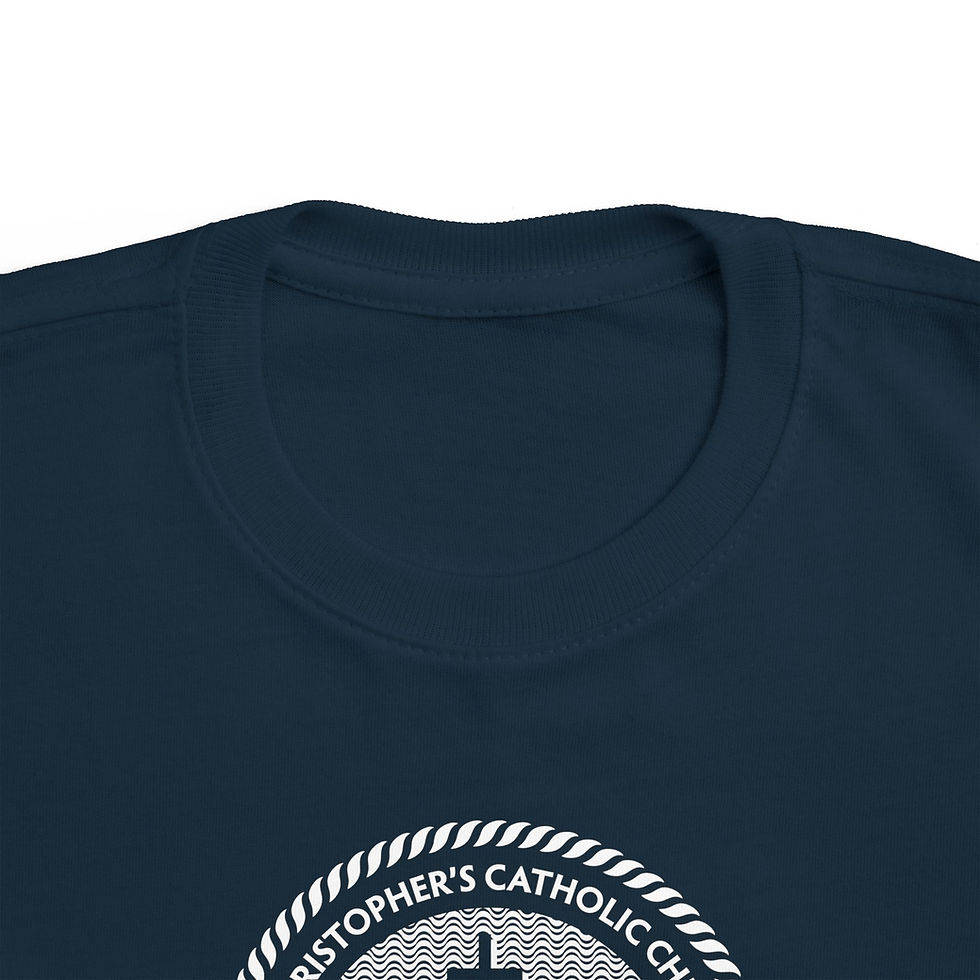 Thumbnail: Toddler: St. Christopher's Nautical Rope Logo T-Shirt (One Sided)
