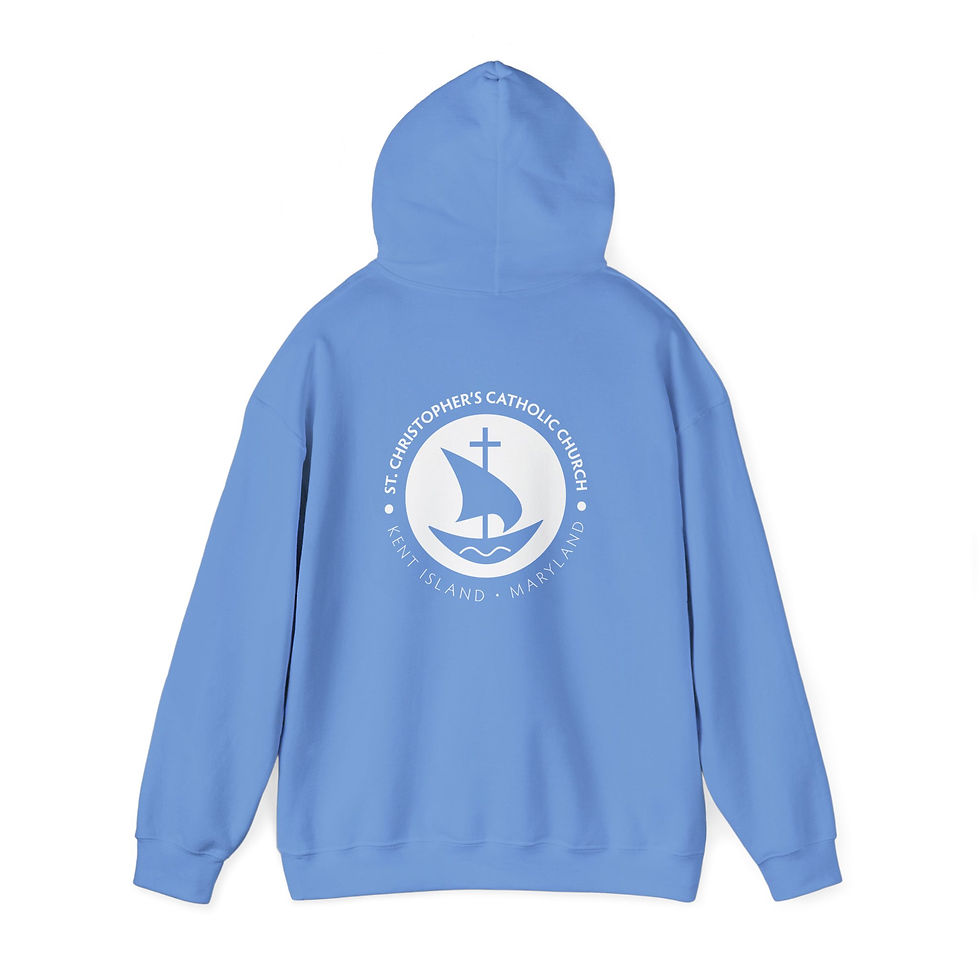 Thumbnail: St. Christopher's Kent Island Catholic Church Heavy Blend Hoodie