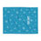 Thumbnail: Talbot Customized Basic Fleece Blanket - Snowflake Design 1 (Turquoise)