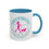Thumbnail: Heather's Pet Sitting Service Accent Coffee Mug (11, 15oz)