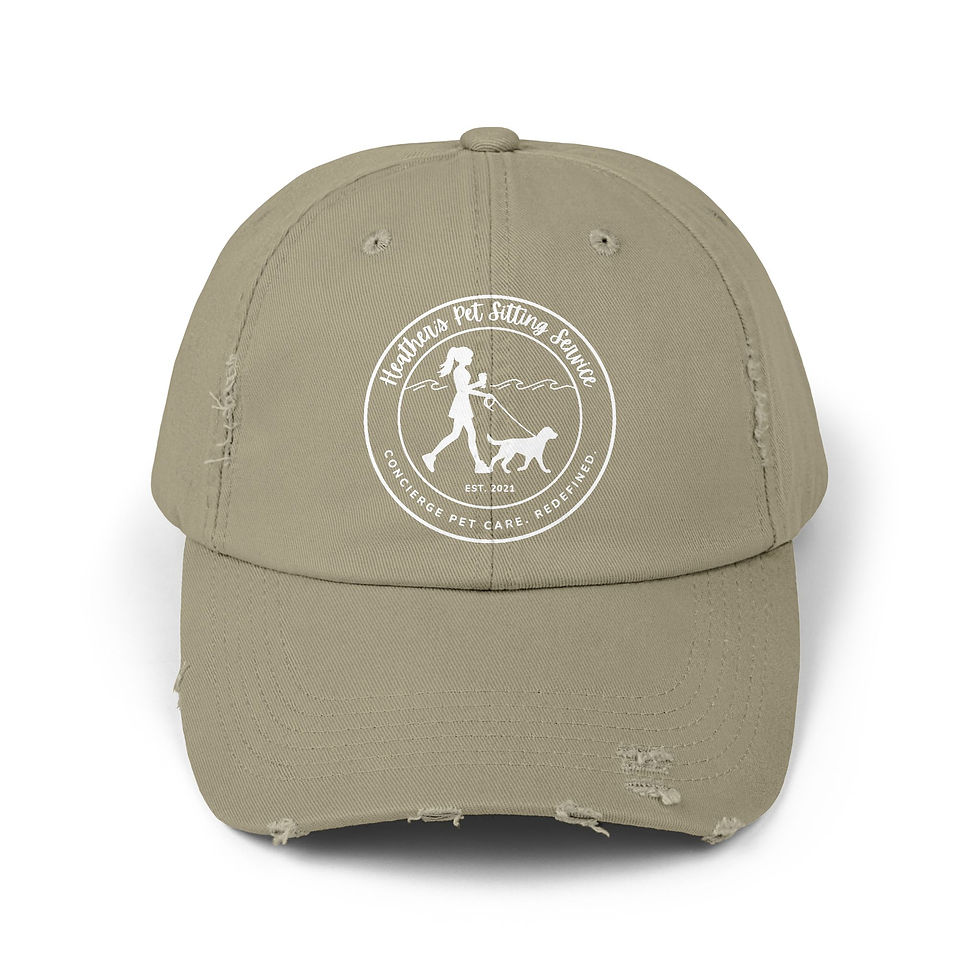 Thumbnail: Heather's Pet Sitting Distressed Cap