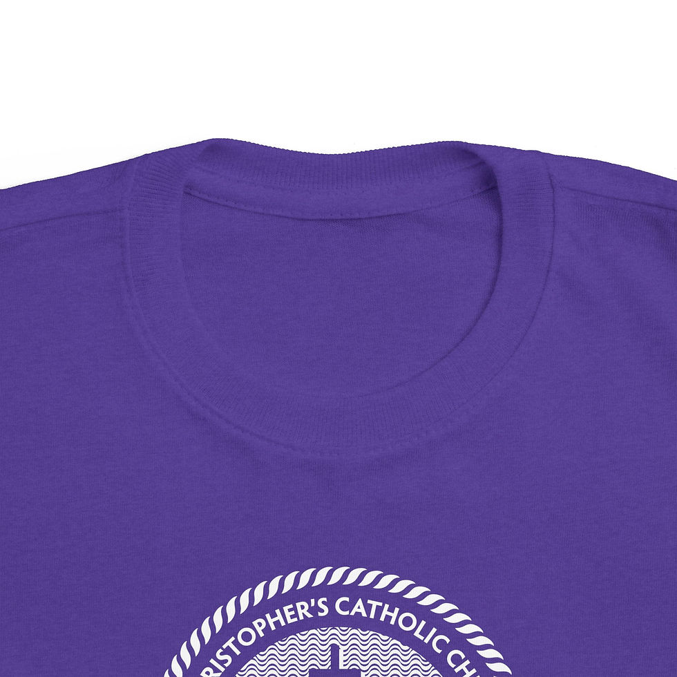 Thumbnail: Toddler: St. Christopher's Nautical Rope Logo T-Shirt (One Sided)