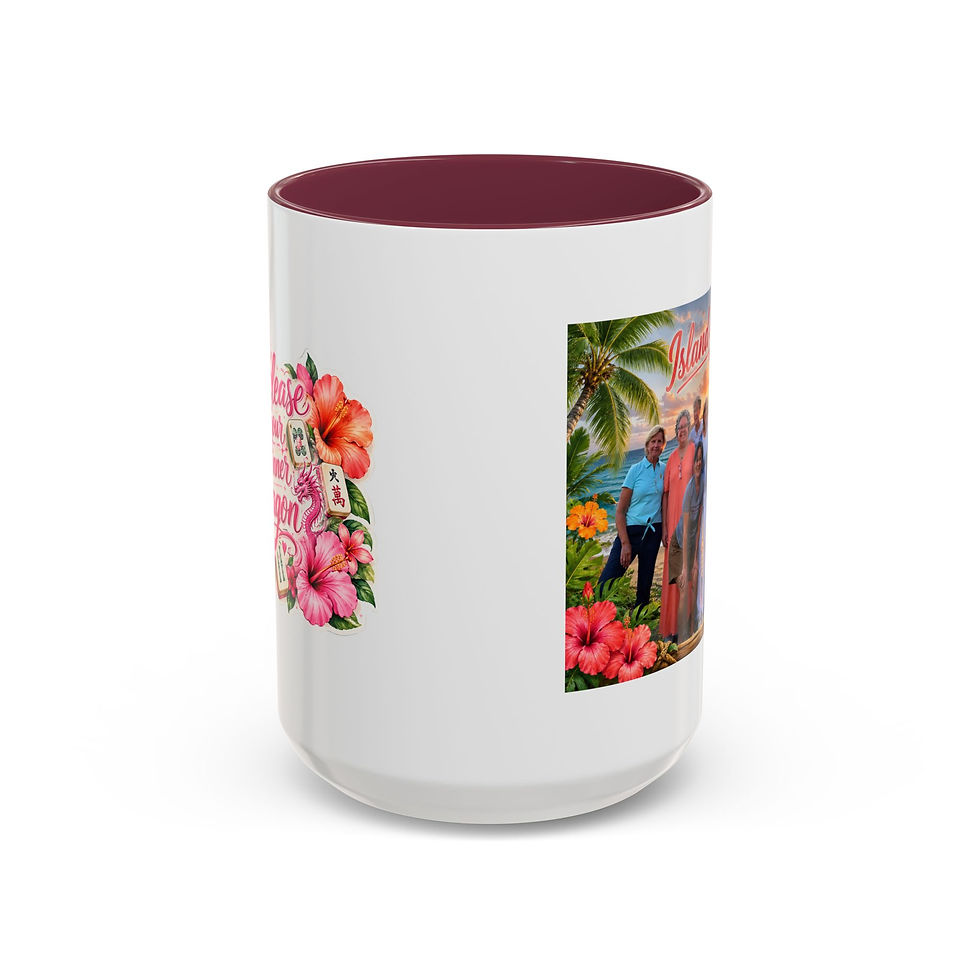 Thumbnail: Crab Lilley Client Beach Two-Tone Accent Mug (11oz, 15oz)