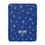 Thumbnail: Talbot Customized Sherpa Fleece Blanket- Snowflake Design 1 (Dark Blue)