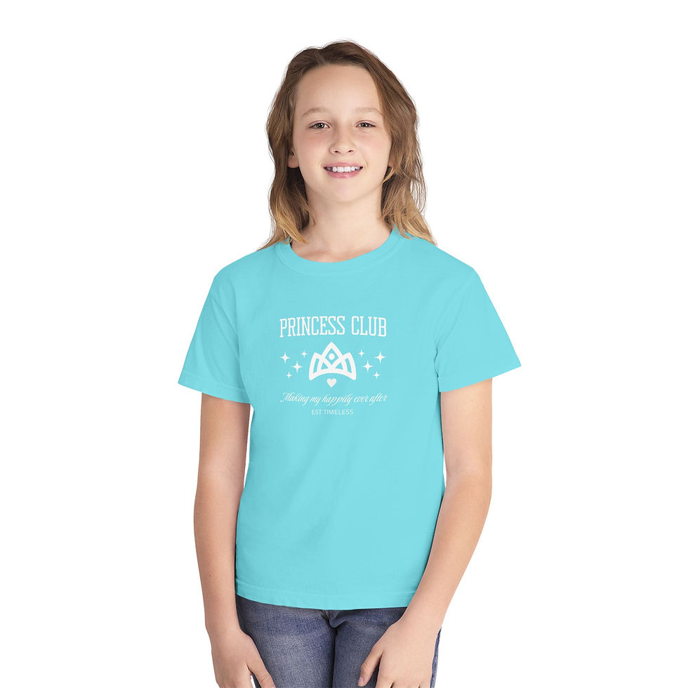 Thumbnail: Disney Princess Club (Kids) - Disney Family Matching Cotton T-Shirt