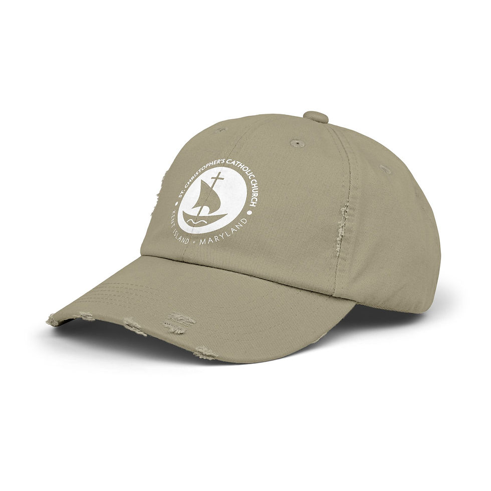 Thumbnail: St. Christopher's Distressed Cap