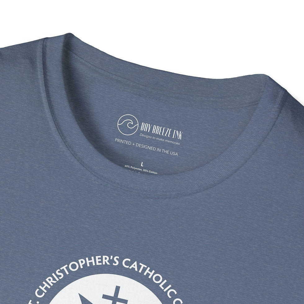 Thumbnail: Jersey: St. Christopher's Going Beyond the Pews Softstyle T-Shirt (One Sided)