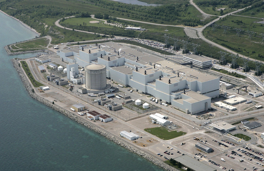 Darlington Nuclear Generating Station in Bowmanville Ontario
