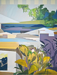 Acrylic painting on canvas Beto Fame - Breve Desarmonia - Artwork and Architecture