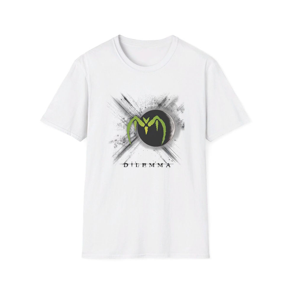 Thumbnail: Disruptor Graphic Tee in White, Lime, or Heather Grey (Unisex)