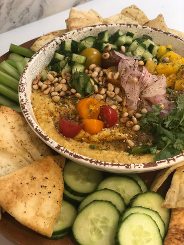 Heavenly hummus bowl