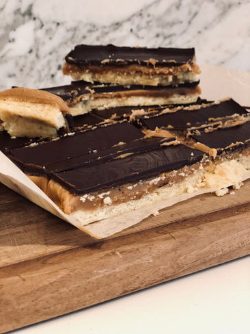 Peanut butter caramel bars