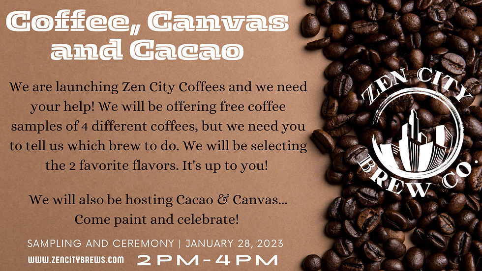 Coffee Launch, Canvas and Cacao