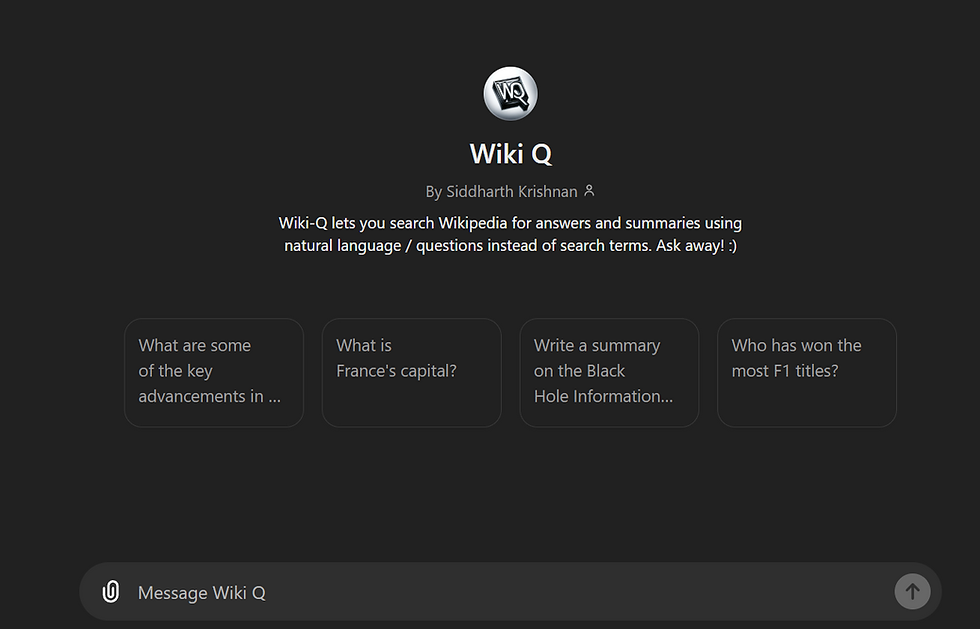 Wiki-Q GPT