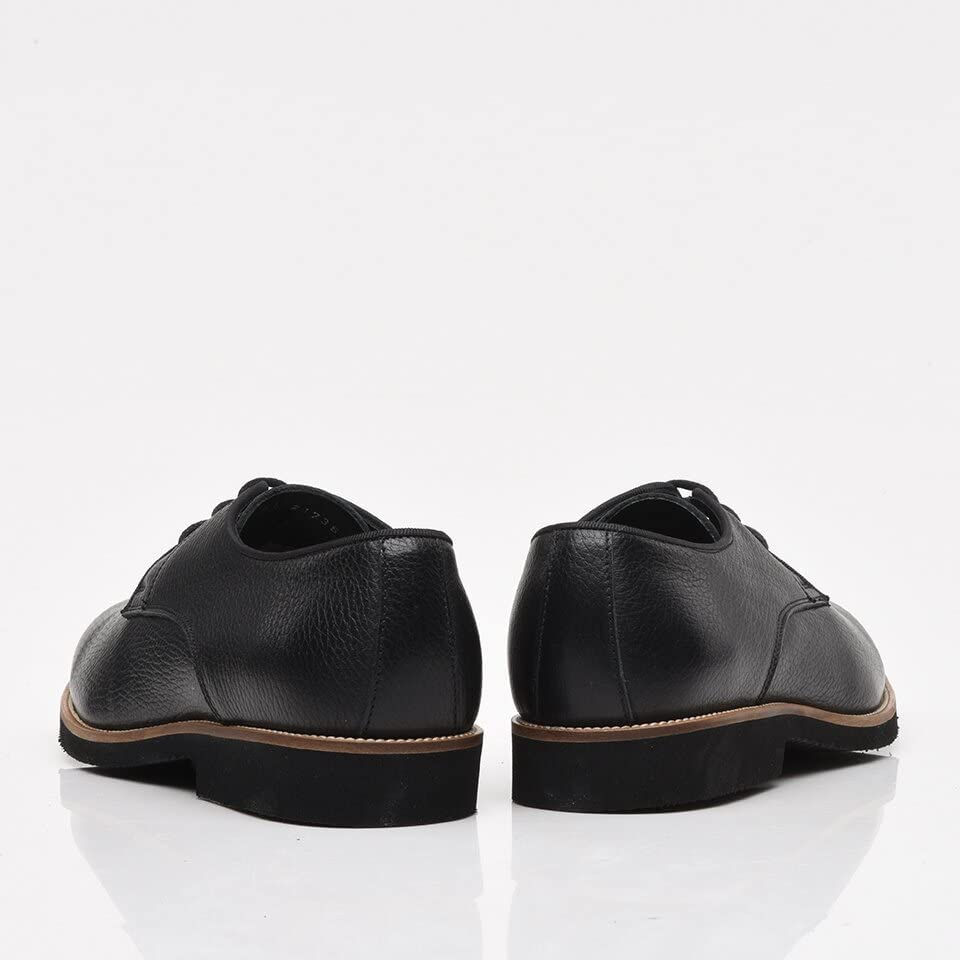 الصورة المصغرة: حذاء كاجوال جلد طبيعي أسود للرجال