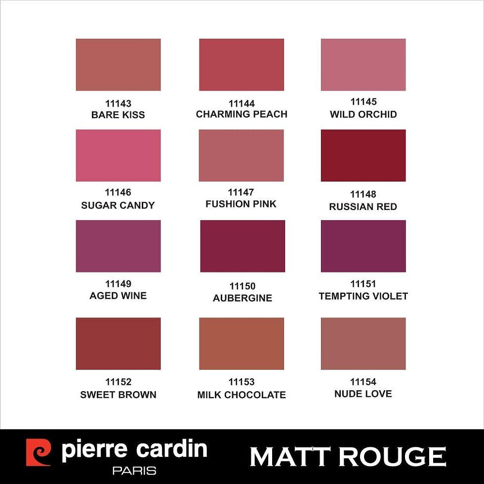 الصورة المصغرة: أحمر بيير كاردين للشفاه مات روج مات شوجر كاندي