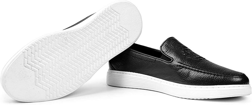 الصورة المصغرة: أحذية دوكافيللي من الجلد الطبيعي المختوم للرجال ، أحذية متعطل ، أحذية خفيفة ، أ