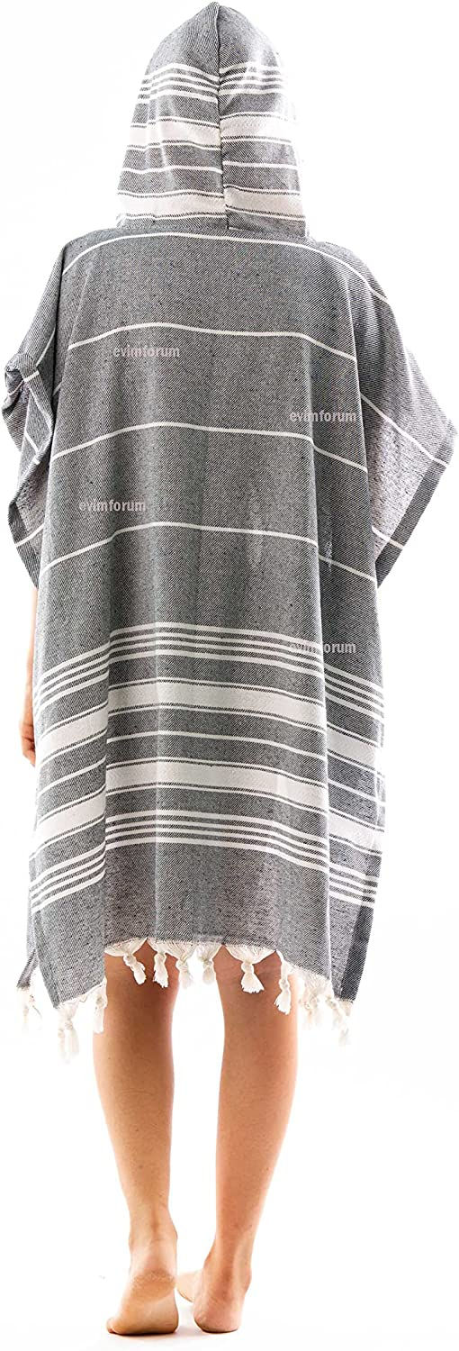 الصورة المصغرة: رداء حمام من  قطن للكبار من  منشفة شاطئ 