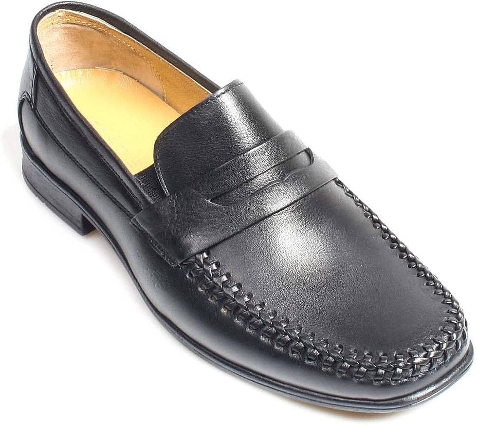 الصورة المصغرة: حذاء كاجوال رجالي من الجلد الطبيعي 