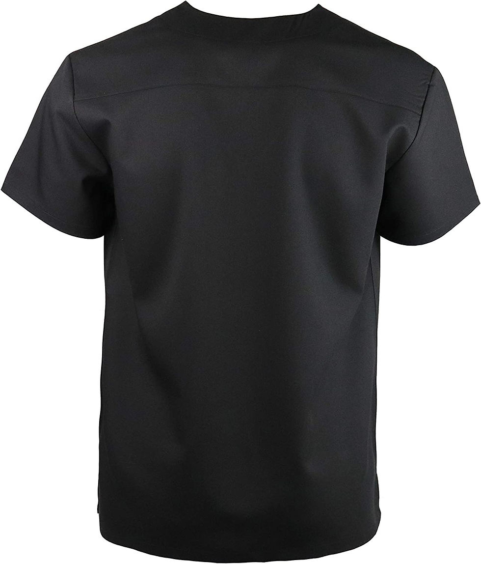 الصورة المصغرة: JONATHAN UNIFORM Men's V-Neck Stretch Tunic Top with 1 Pocket for Beauty, Denta