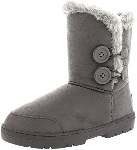 الصورة المصغرة: حذاء ثلج شتوي مقاوم للماء بأزرار مزدوجة للنساء من 