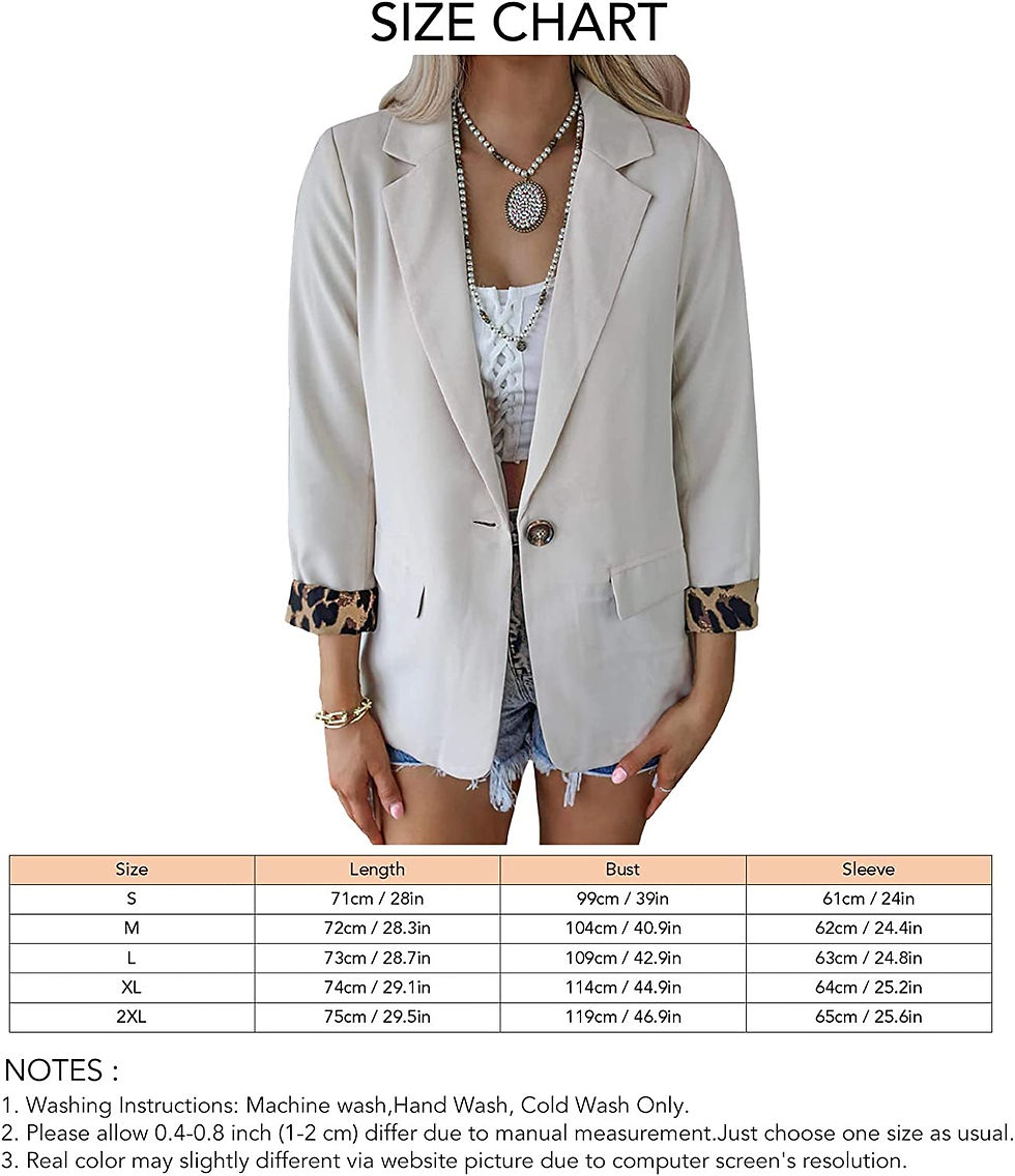 الصورة المصغرة: جاكيت نسائي من  بياقة مدورة وأكمام طويلة جاكيت عمل مفتوح من الأمام جاكيت فضفاض 
