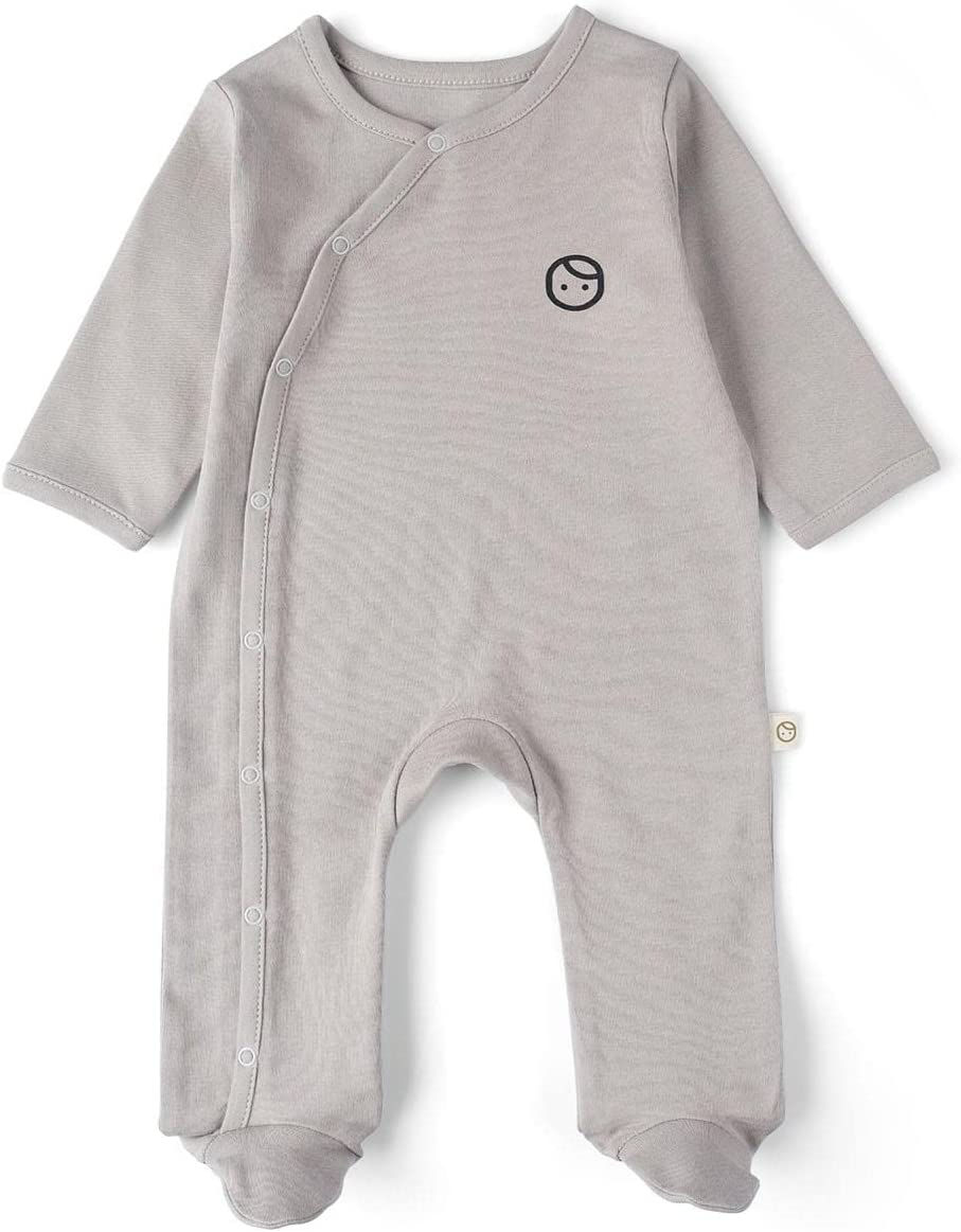 الصورة المصغرة: -بذلة جوارب حديثي الولادة الجديدة مع قطن عضوي منقوش مخطط