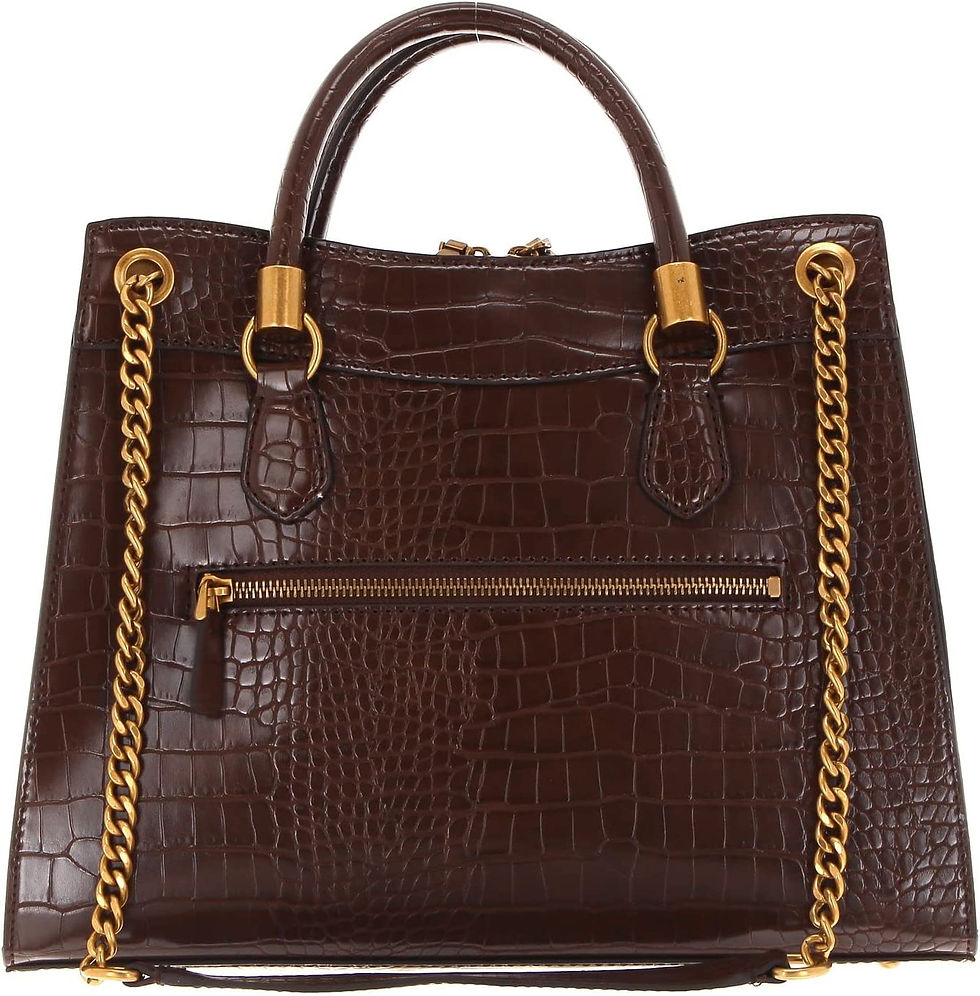 الصورة المصغرة: Guess Nell Croc Girlfriend SATCHEL Woman