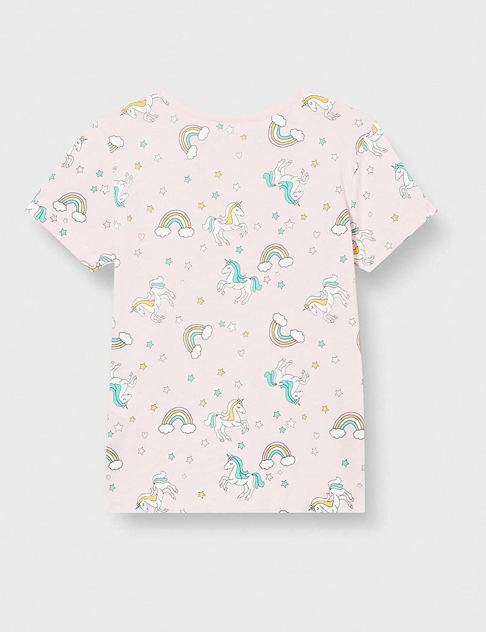 الصورة المصغرة: تي شيرت قطني مطبوع برقبة دائرية وأكمام قصيرة من القطن تي شيرت طفلة