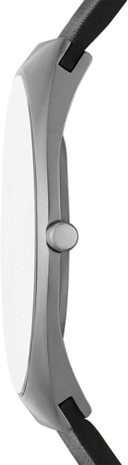 الصورة المصغرة: ساعة سكاجين جرينين فائقة النحافة ذات اليد مصنوعة من الفولاذ المقاوم للصدأ المعا