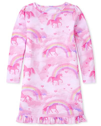 الصورة المصغرة: The Children's Place Girl's Single Long Sleeve Nightgown