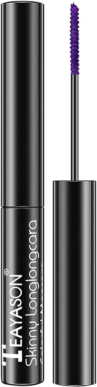 الصورة المصغرة: Colorful Mascara 6 Colors Waterproof Black Shimmer Long Lasting Buildable Volum