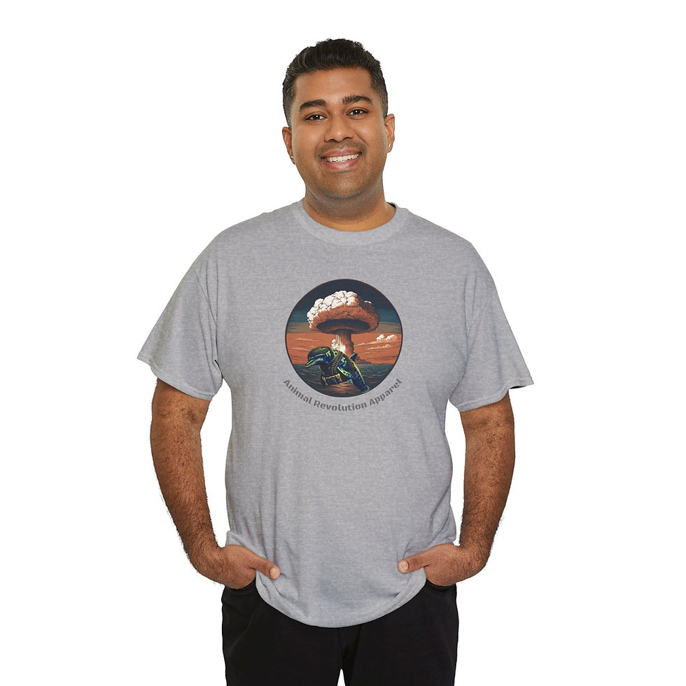 Thumbnail: Military Dolphin Unisex Heavy Cotton Tee
