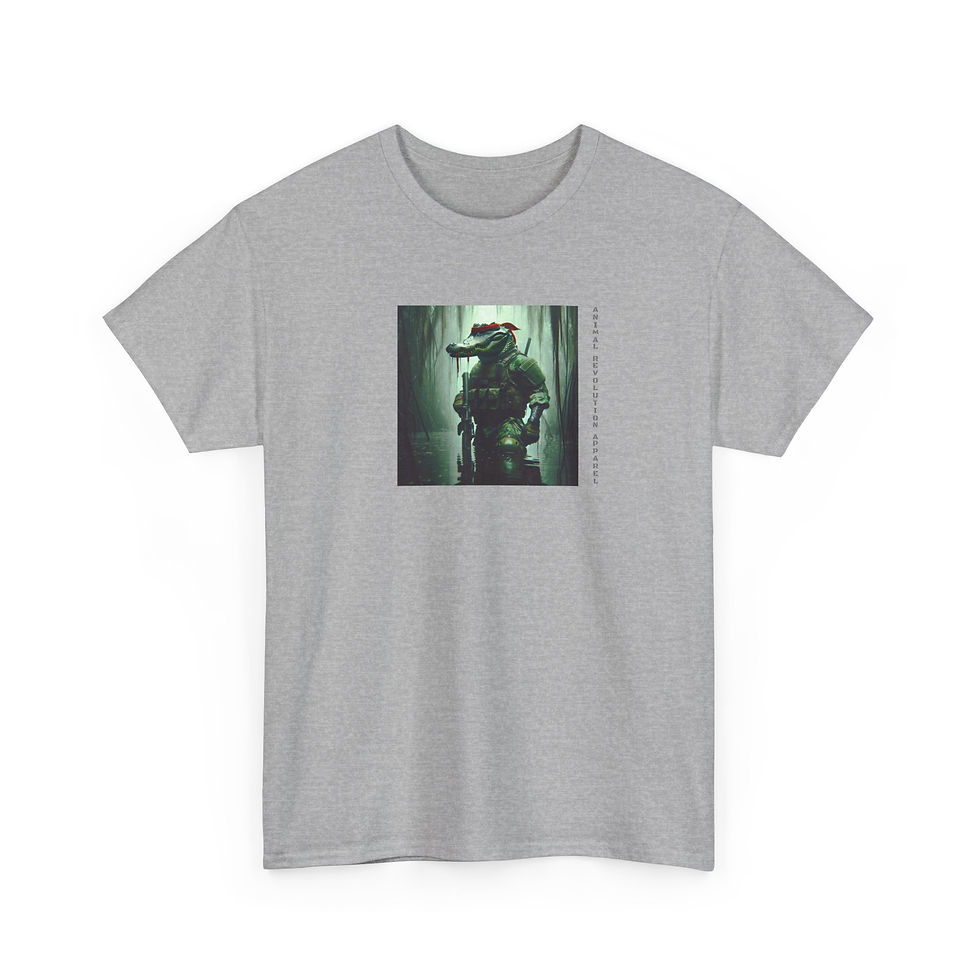 Thumbnail: Military Alligator Unisex Heavy Cotton Tee 