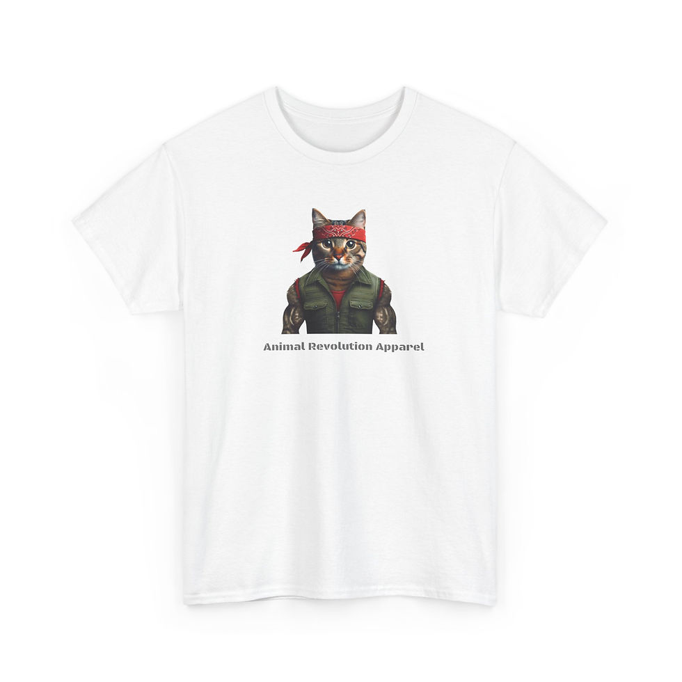 Thumbnail: Tough Kitty Unisex Heavy Cotton Tee