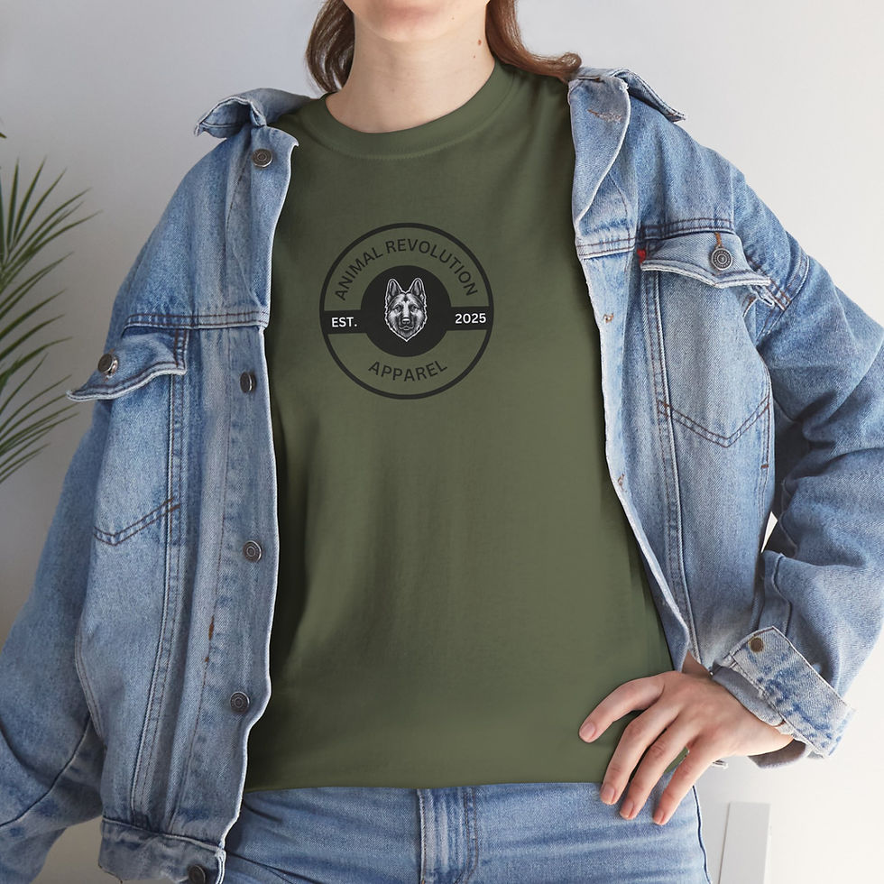 Thumbnail: Animal Revolution Apparel Unisex Heavy Cotton Tee