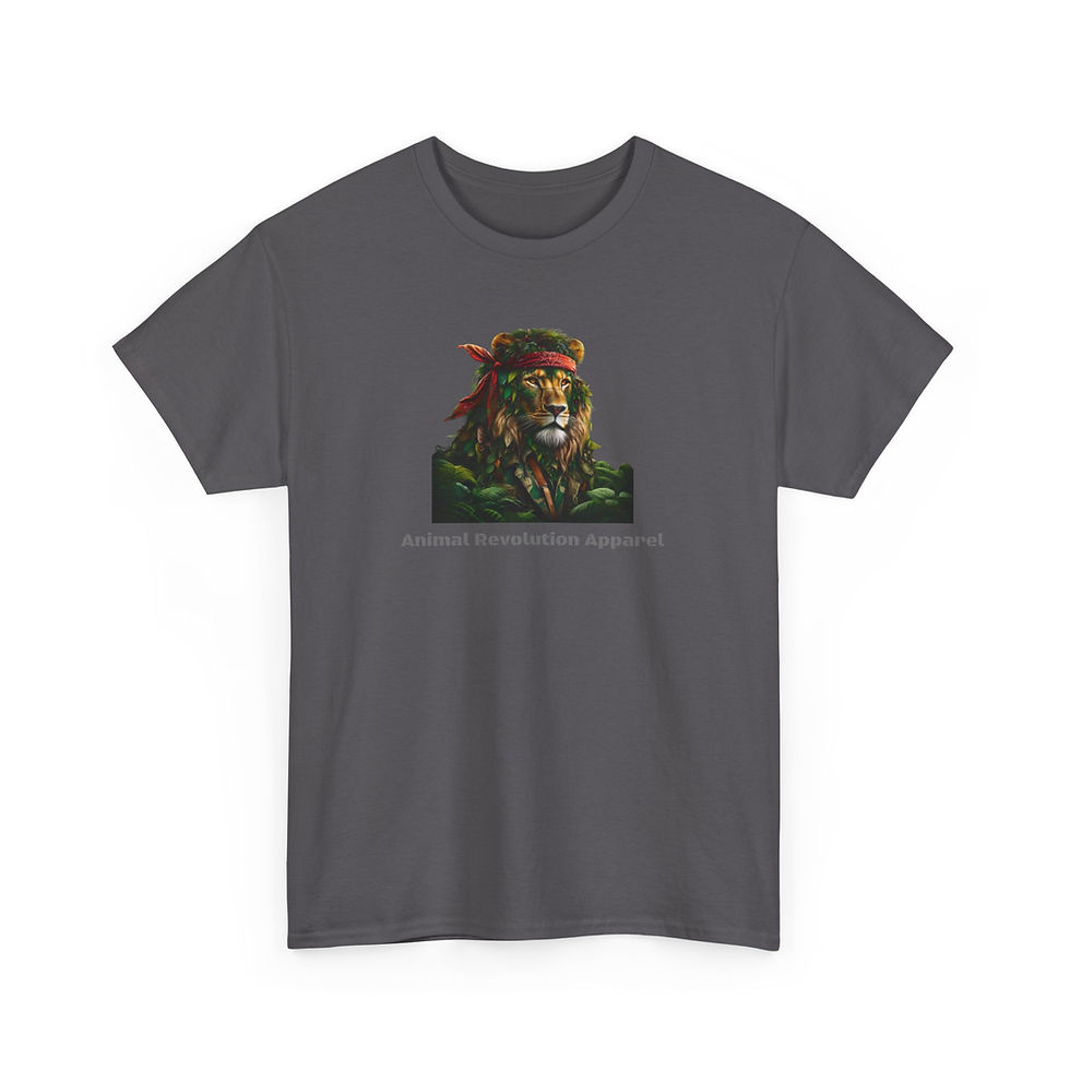Thumbnail: Military Lion Unisex Heavy Cotton Tee