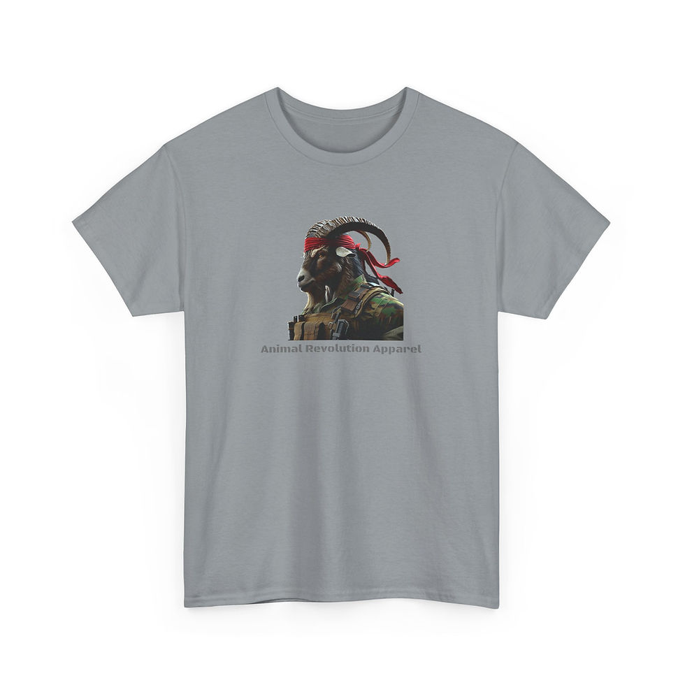 Thumbnail: Military Goat Unisex Heavy Cotton Tee
