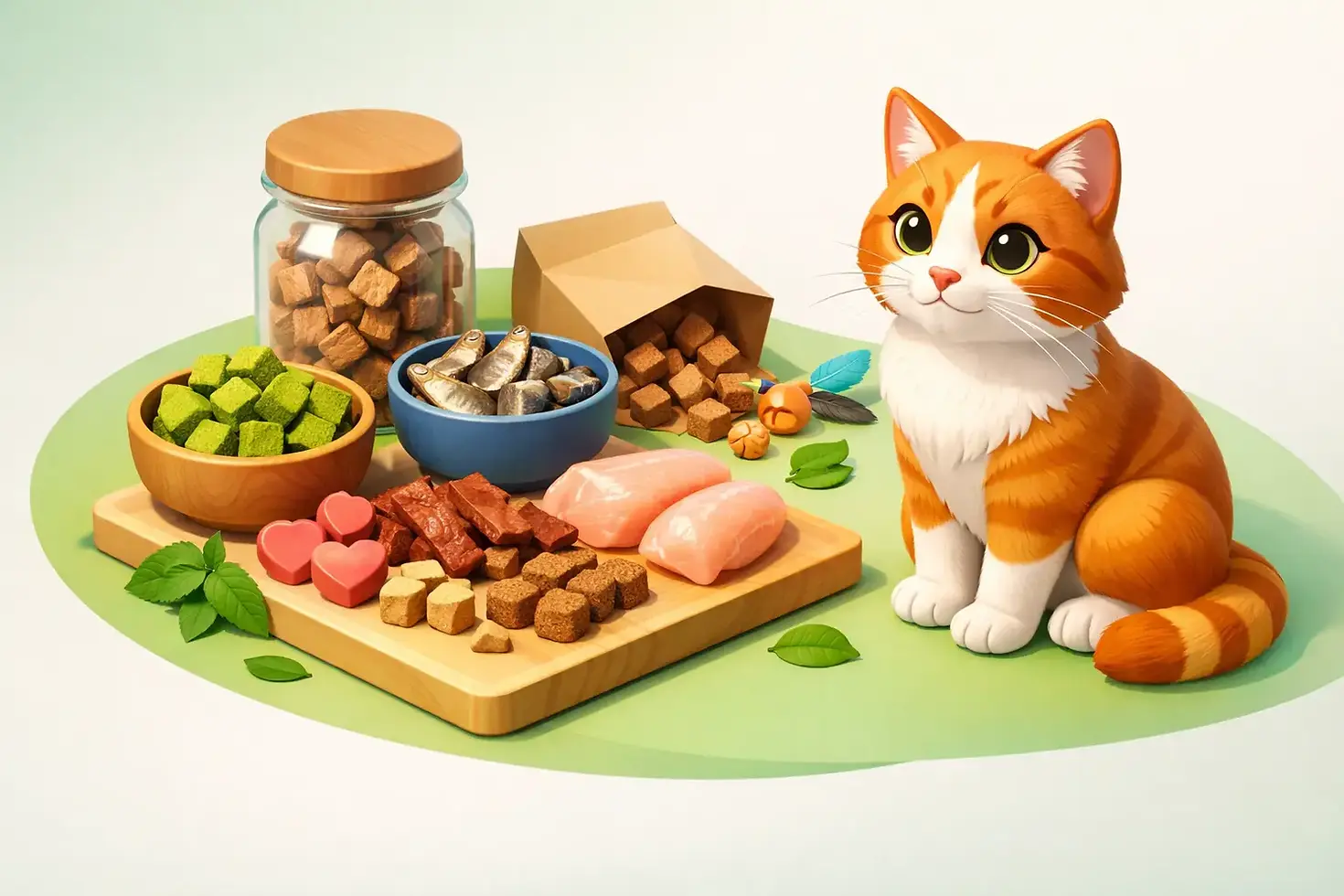 Como escolher petisco natural para gatos